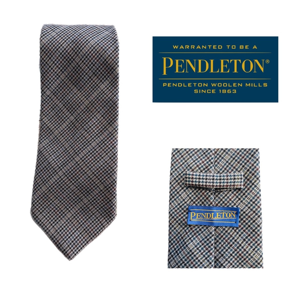 Vintage Pendleton 100% Wool Tie, Classic Style